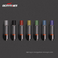 2021 new trending empty 1.0ml 0.5ml customized color glass cbd vape